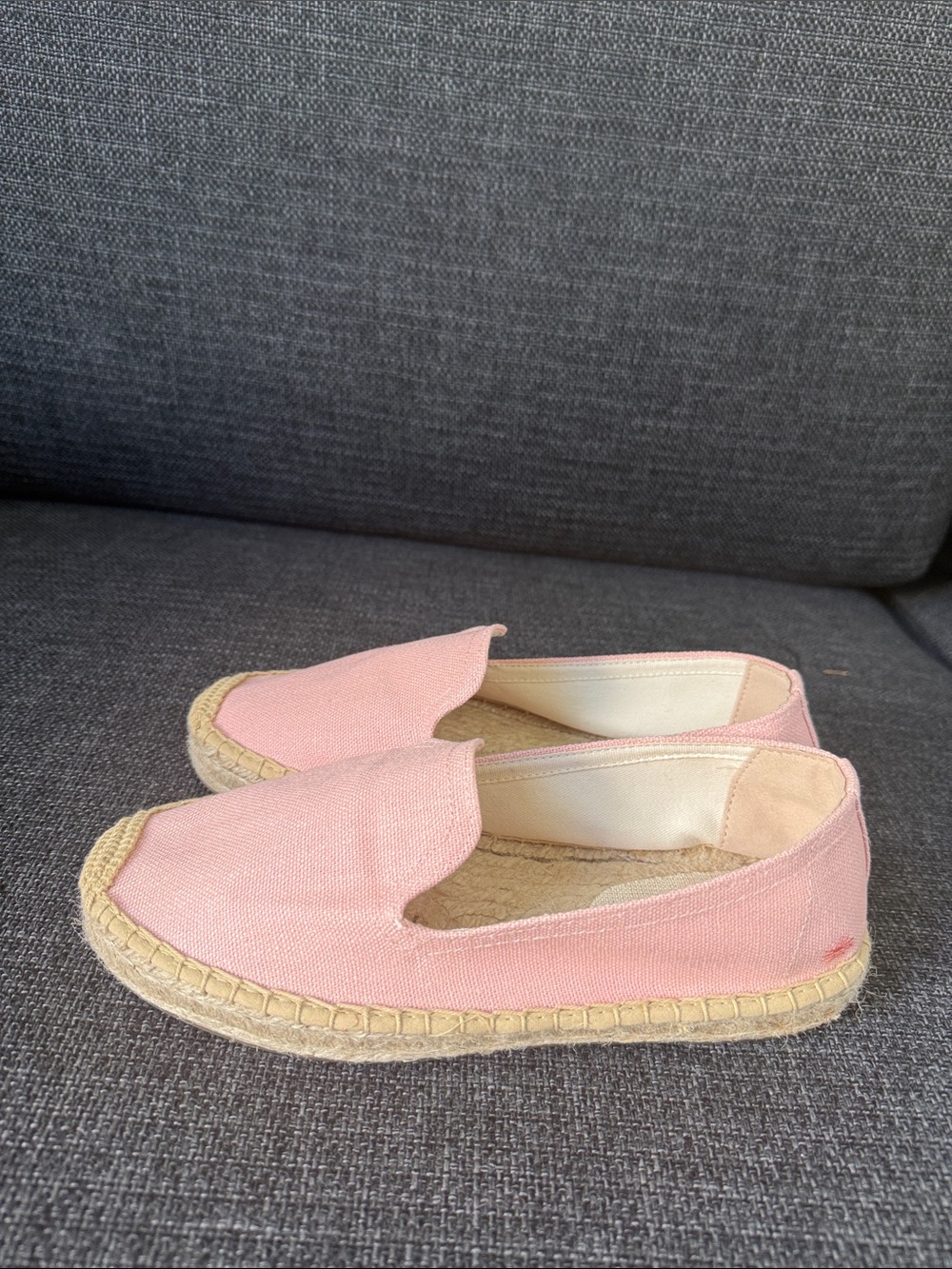 Soludos NEW Size 39 Pink Canvas Espadrille Slip-Ons